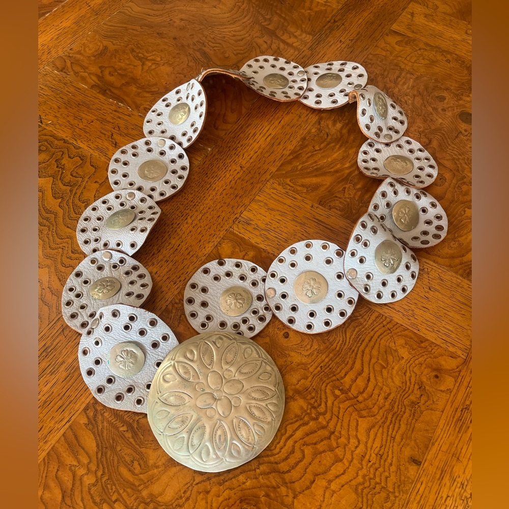 Vintage Morrocan studded disc belt